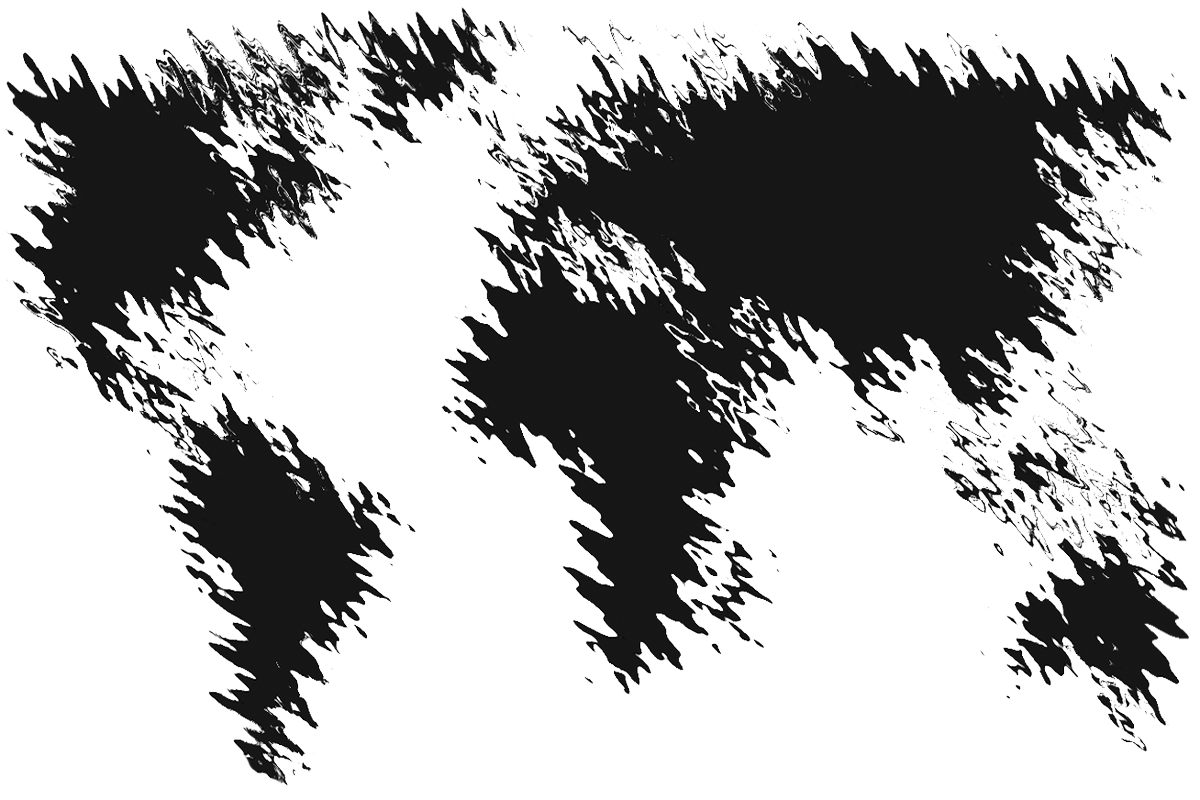 an abstracted map of the world