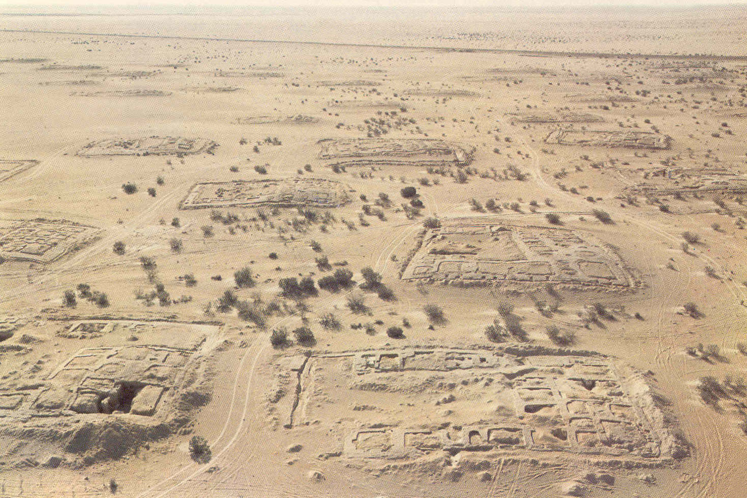The remains of Kellia, a 4th-century Christian monastic community in Egypt. Credit: Wikimedia Commons.